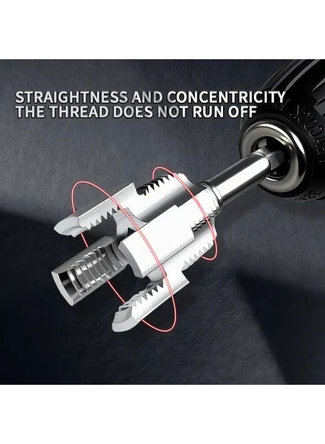 4 Points 6 Points Tap and Die Set for 1 4 1 6 Inch PPR Pipe Threading Manual Tool - Image 3