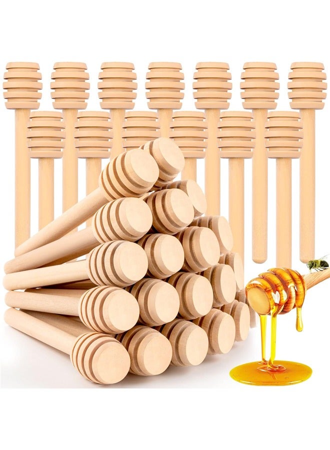 24-Piece Mini Wood Honey Dipper Sticks - Image 4