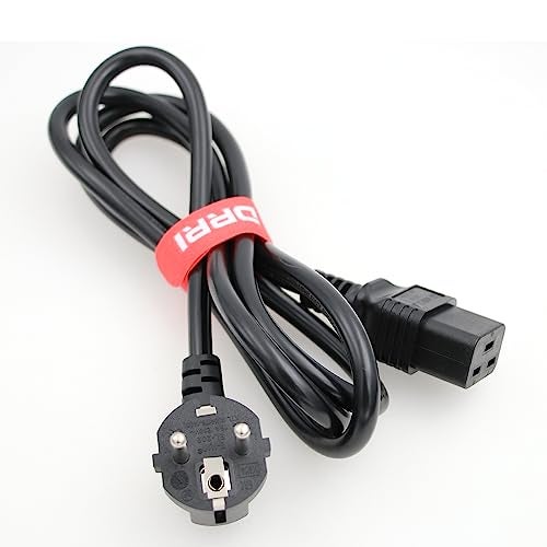 DRRI Europe Schuko Plug CEE 7-7 Plug 16A 250V to IEC 60320 C19 Power Cord for Servers | PDU| PC Computers| Monitors - Image 2