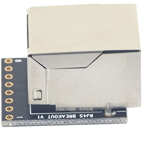 whiteeeen 2pcs RJ45 Breakout Board 8P8C Jack Ethernet Connector with 8Pin 2 Type Pin Headers (Straight and Right Angel) - Image 3