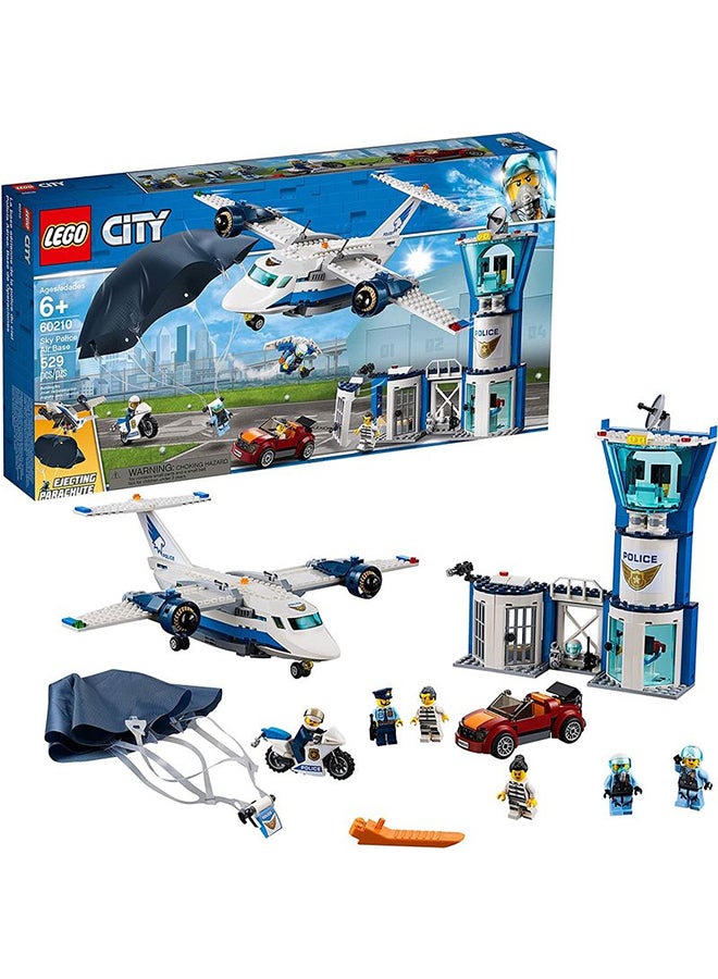 CubicFun LEGO - City Sky Police Air Force Base 529 Pieces - 60210 - Image 1
