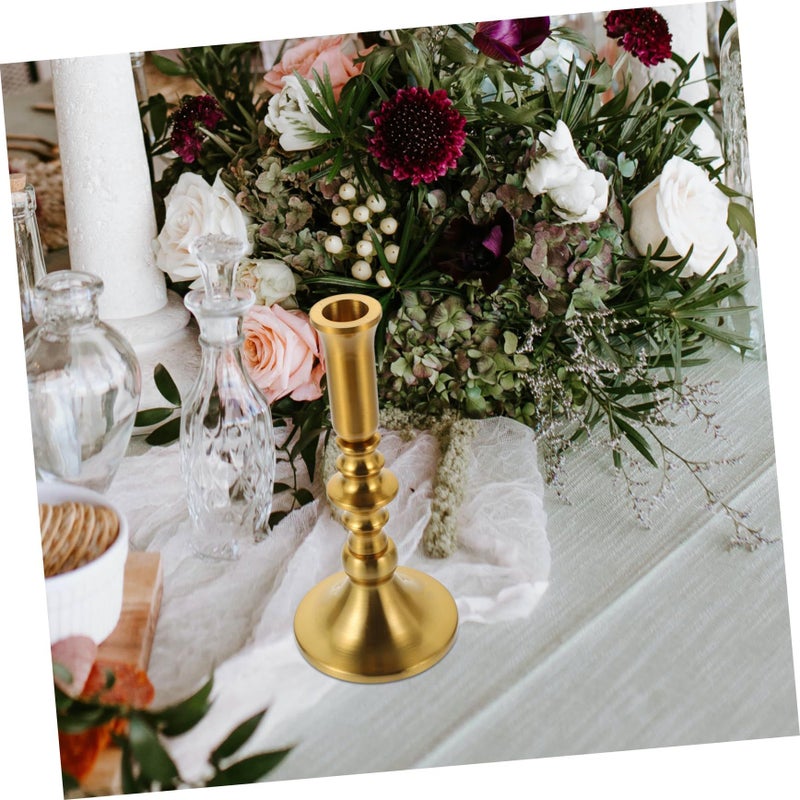 Taper Candle Holder Retro Decorative Centerpiece for Dining Wedding Home Decor Romantic Candlelight Dinner - Image 4