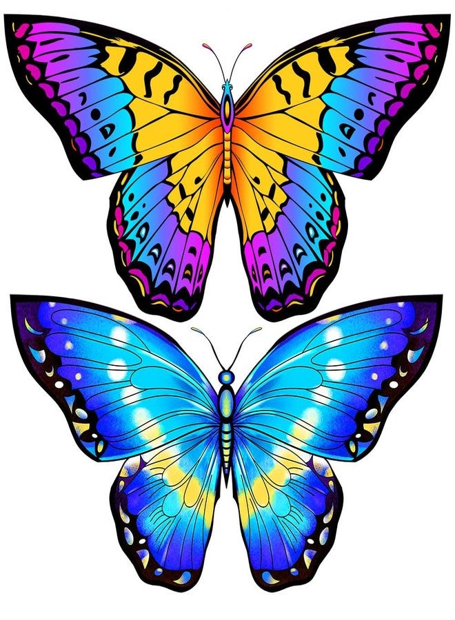 HONBO Butterfly Kites for Kids & Adults,55" x 28" Large Beginner Kite for Kids Ages 4-8,Easy to Fly for Beginners, Each Kite with 300ft Line Handle,Beach Kites for Outdoor Family Trip (Blue) - Image 5
