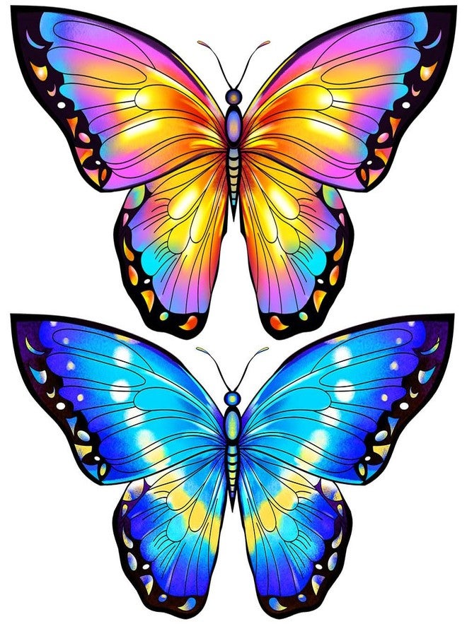 HONBO Butterfly Kites for Kids & Adults,55" x 28" Large Beginner Kite for Kids Ages 4-8,Easy to Fly for Beginners, Each Kite with 300ft Line Handle,Beach Kites for Outdoor Family Trip (Blue) - Image 4