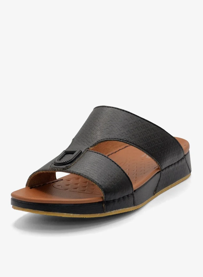 Al Baaz  Al Baaz Black Arabic Sandals for Men - Traditional Leather Men Sandals for Men | Best Price UAE