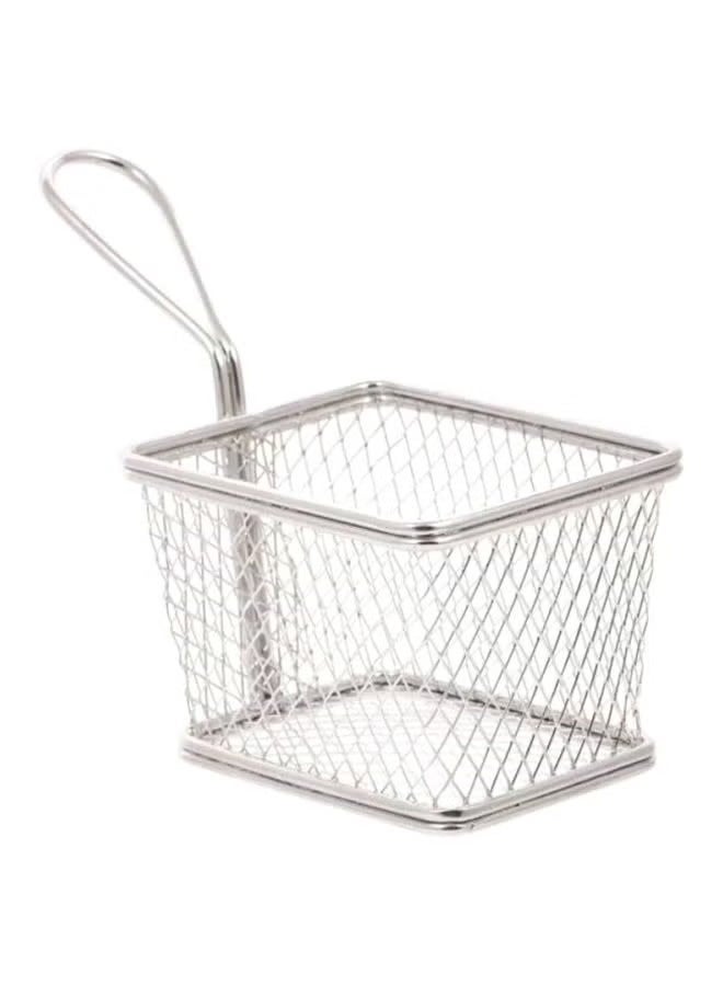 Snack Holder Basket Silver 10.5 x 6 x 9cm - Image 2