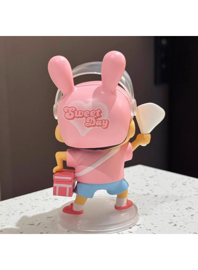 Maile Kid Crayon Shin-chan Flower Delivery Toy Desktop Figurine Doll Gift For Girls Friends Birthday New Year Present - Image 1