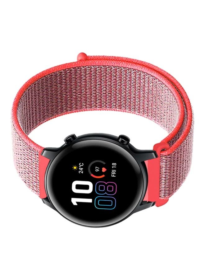 Perfii Replacement Band For Honor MagicWatch 2 42mm Hot Pink - Image 2