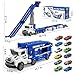 Garbo Star Transport Truck Toys for 3 4 5 6 7 Years Old BoysToys Cars Track Set Transporter Trucks with 12 DieCast Car Toys 2 Race catapults DualTrack ModelToddler Car Toy Set for Kids Boys Girls - Image 4