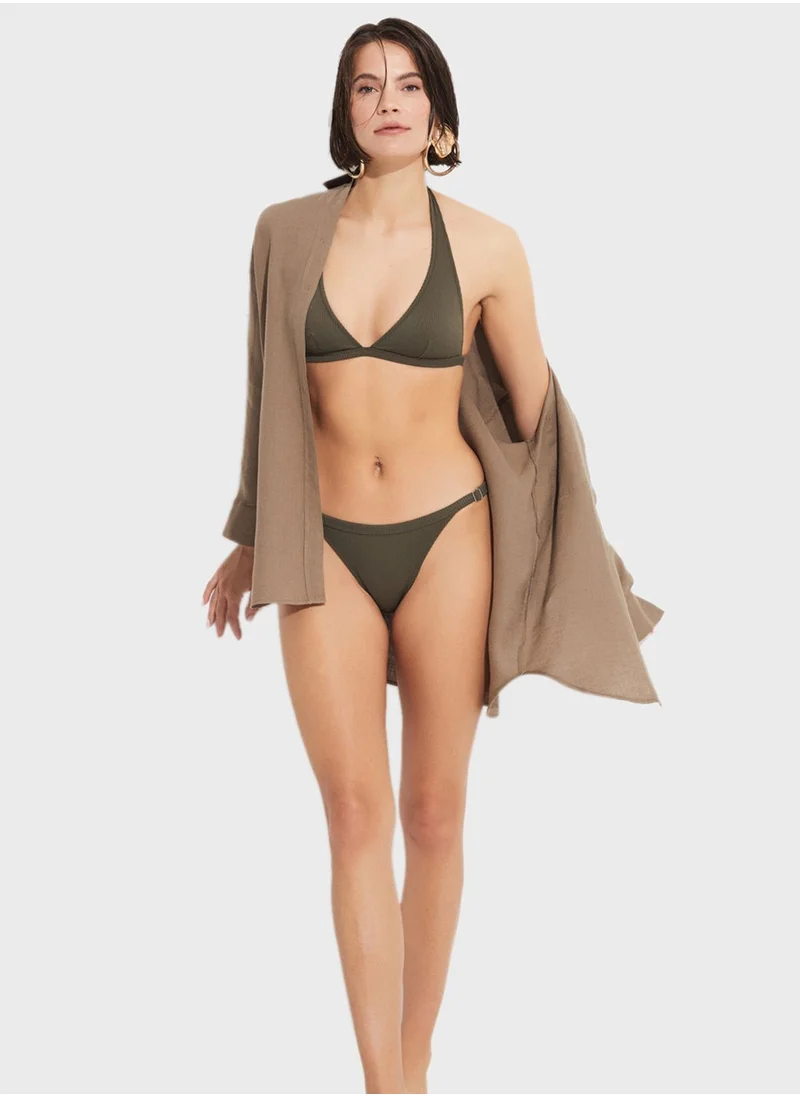 جون Halter Neck Bikini Top & Bottom Set