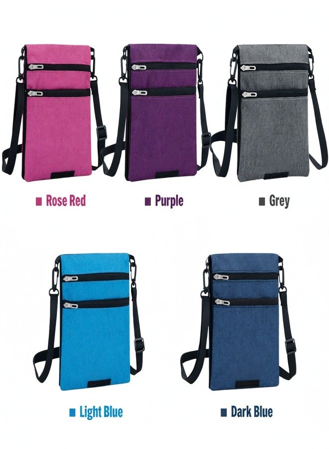 JUNLETU Travel Neck Pouch Neck Wallet Stash Passport Holder for Men and Women - Image 3