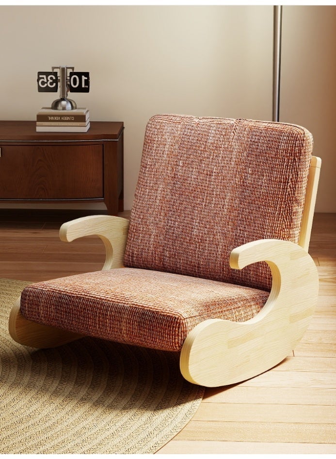 Lovesac Recliner Chair with Rocking Function Solid Wood Living Room Chair - Image 1