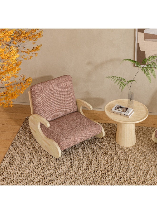 Lovesac Recliner Chair with Rocking Function Solid Wood Living Room Chair - Image 4