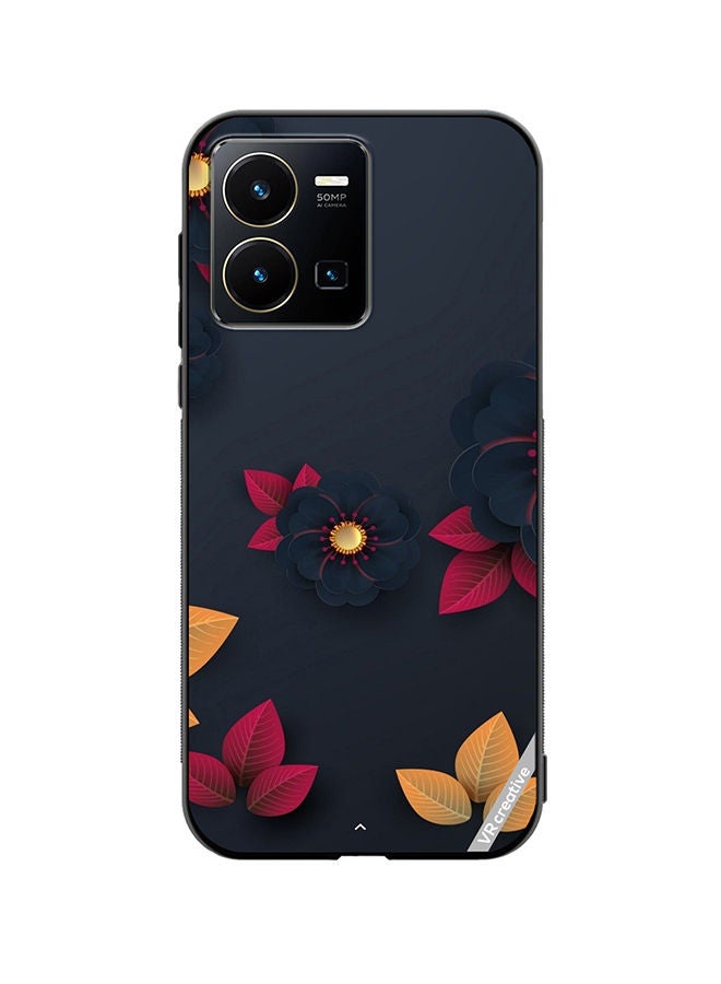 Protective Case Cover For Vivo Y35 Flower Design Multicolour