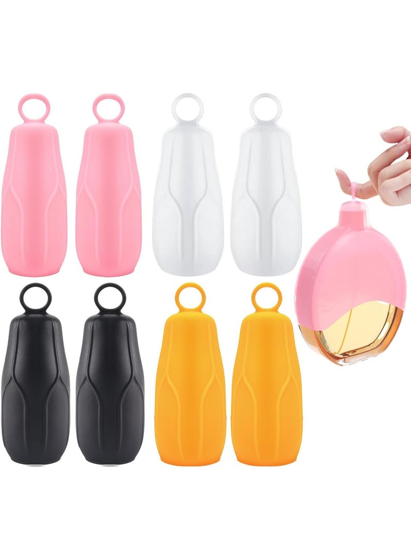 8 Pack Elastic Sleeves for Leak Proofing Travel, Portable Leak Locks Toiletries, Reusable Travel Bottles Leak Proof Silicone Sleeve Covers for Travel Container in Luggage Toiletries Accessory - Image 1