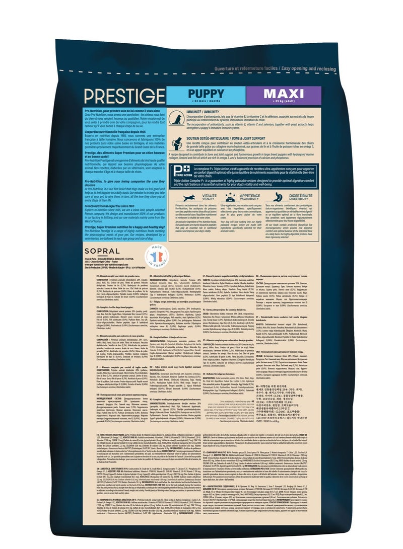 Pro nutrition Prestige Puppy Maxi 3Kg - Image 2
