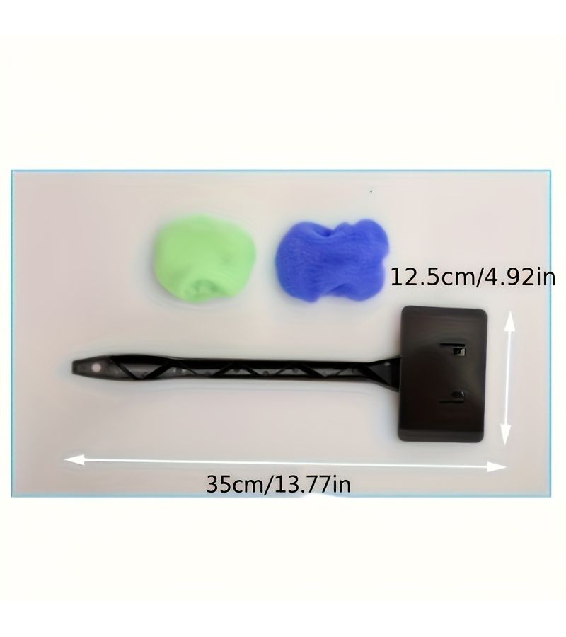 Green Car Windshield Dust Removal Brush Anti Fog Window Cleaning Tool - Image 3