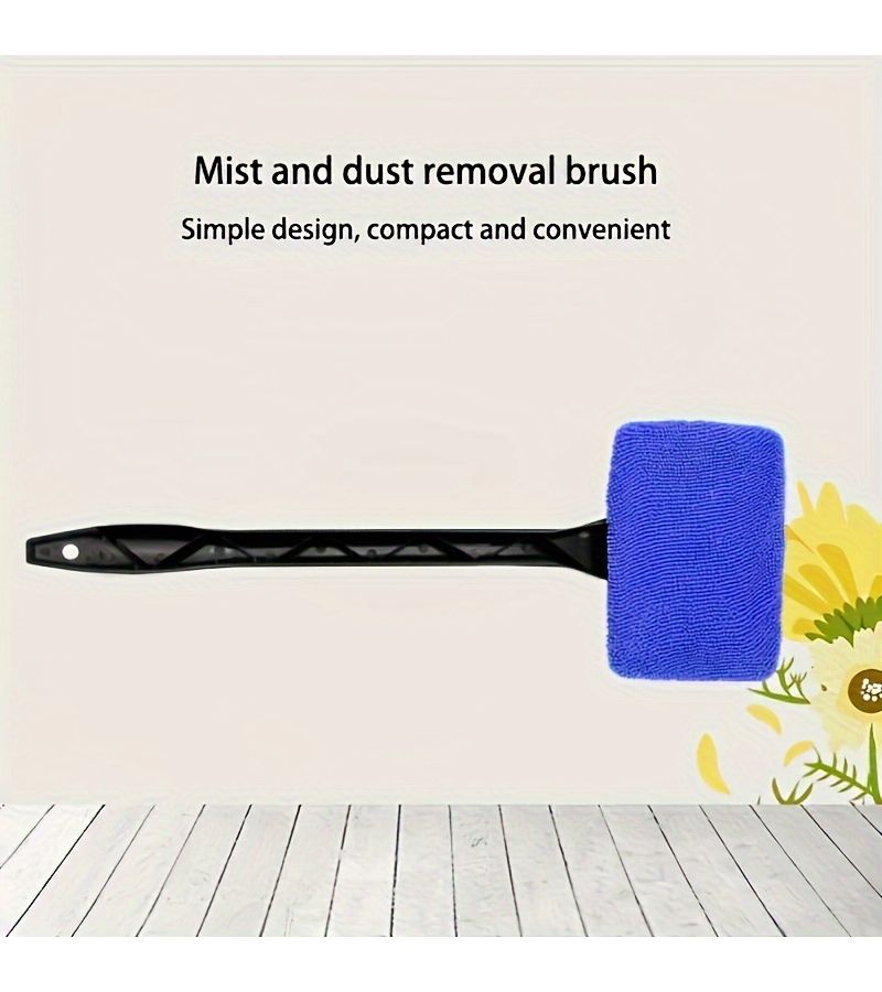 Green Car Windshield Dust Removal Brush Anti Fog Window Cleaning Tool - Image 5