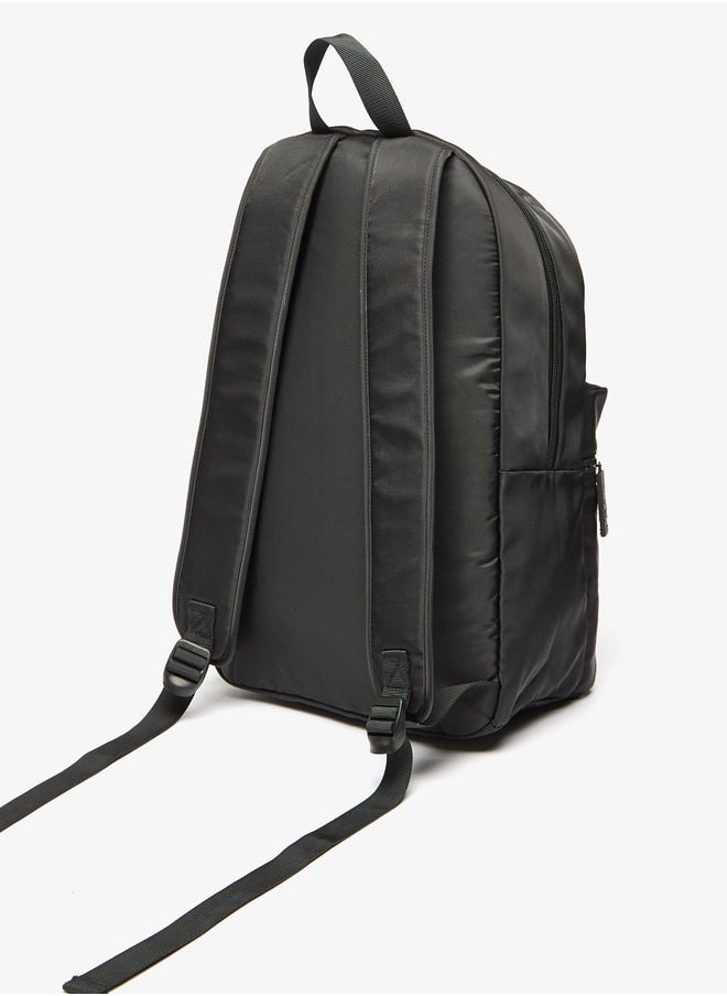 Lee Cooper Boys Solid Backpack with Adjustable Straps and Zip Closure - 30x13x44 cm  - Image 2