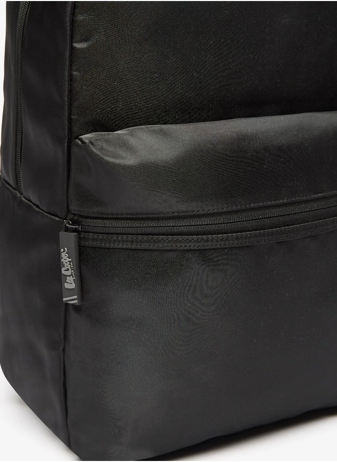 Lee Cooper Boys Solid Backpack with Adjustable Straps and Zip Closure - 30x13x44 cm  - Image 3