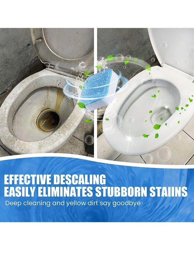 Ultra-Clean Toilet Effervescent Tablets, Automatic Toilet Cleaner, Toilet Disinfection Tablets, Cleaning Decontamination, Urine Stain Remover, Toilet Cleaning Spirit（1 Box of 16 Pieces）