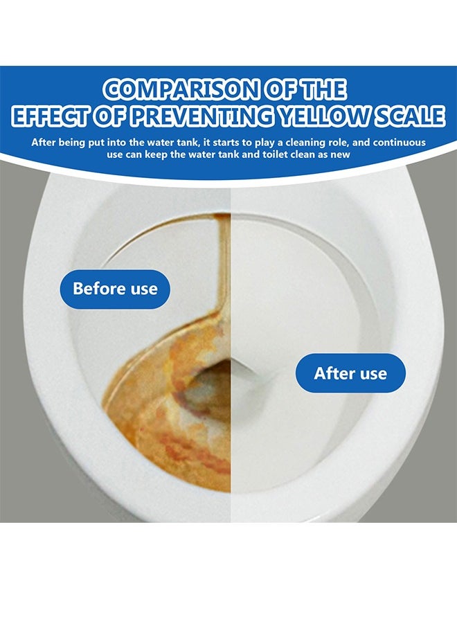 Ultra-Clean Toilet Effervescent Tablets, Automatic Toilet Cleaner, Toilet Disinfection Tablets, Cleaning Decontamination, Urine Stain Remover, Toilet Cleaning Spirit（1 Box of 16 Pieces）