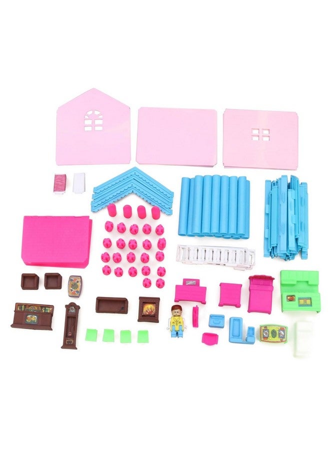 بيبي جو منزل عائلي للأطفال من بيبي جو مع أثاث، ٥ غرف (١٠٨ قطعة) - Image 3