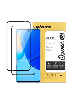 Ozone Tempered Glass Screen Protector for Huawei Nova 9 SE 2022 9H Hardness Pack of 2 HD Full Coverage Scratch Resistant Touch Sensitive Bubble Free Screen Guard - Black  - Image 1