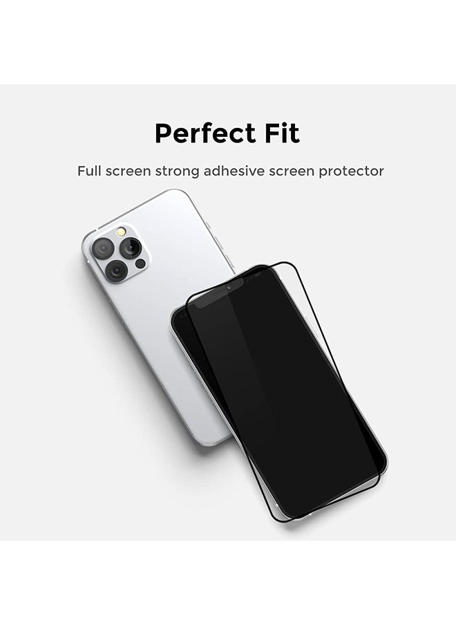 Ozone Tempered Glass Screen Protector for Huawei Nova 9 SE 2022 9H Hardness Pack of 2 HD Full Coverage Scratch Resistant Touch Sensitive Bubble Free Screen Guard - Black  - Image 2