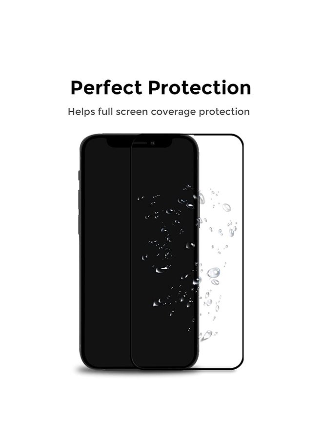 Ozone Tempered Glass Screen Protector for Huawei Nova 9 SE 2022 9H Hardness Pack of 2 HD Full Coverage Scratch Resistant Touch Sensitive Bubble Free Screen Guard - Black  - Image 3