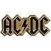 CD Visionary ACDC Logo Metal Sticker Gold 9cm - Image 3