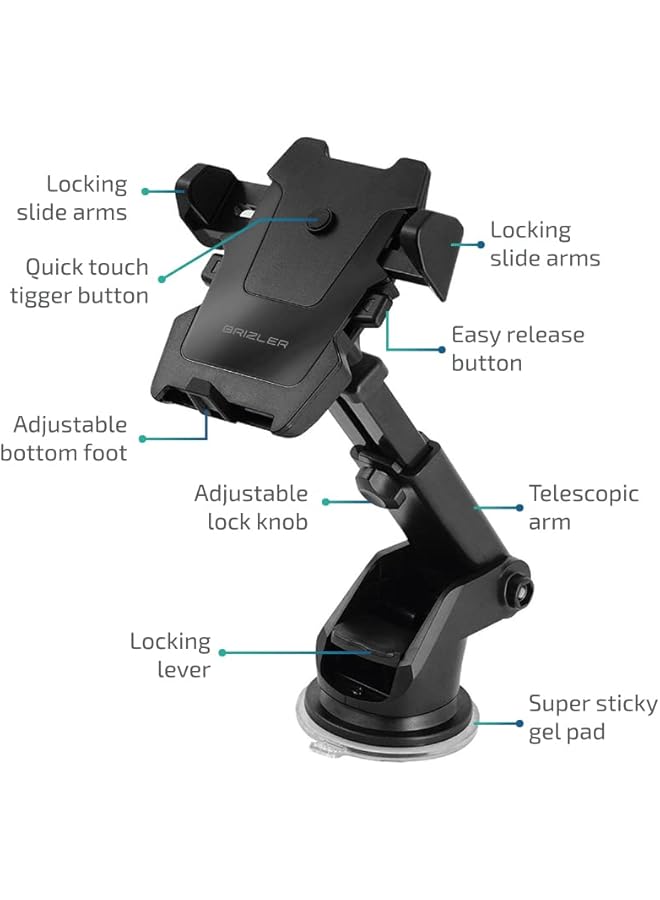 بريزلر حامل هاتف السيارة المتوافق العالمي Bz-Ho734 - Image 2