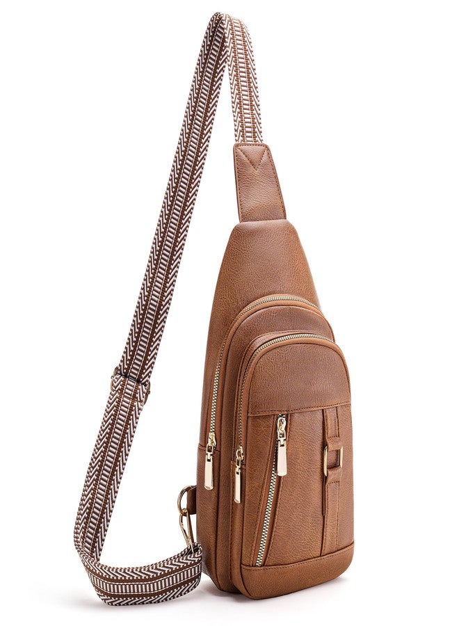 FALAN MULE Sling Bag Pu Leather Crossbody Bags for Women Trendy Chest Sling Purses Fanny Packs - Image 1