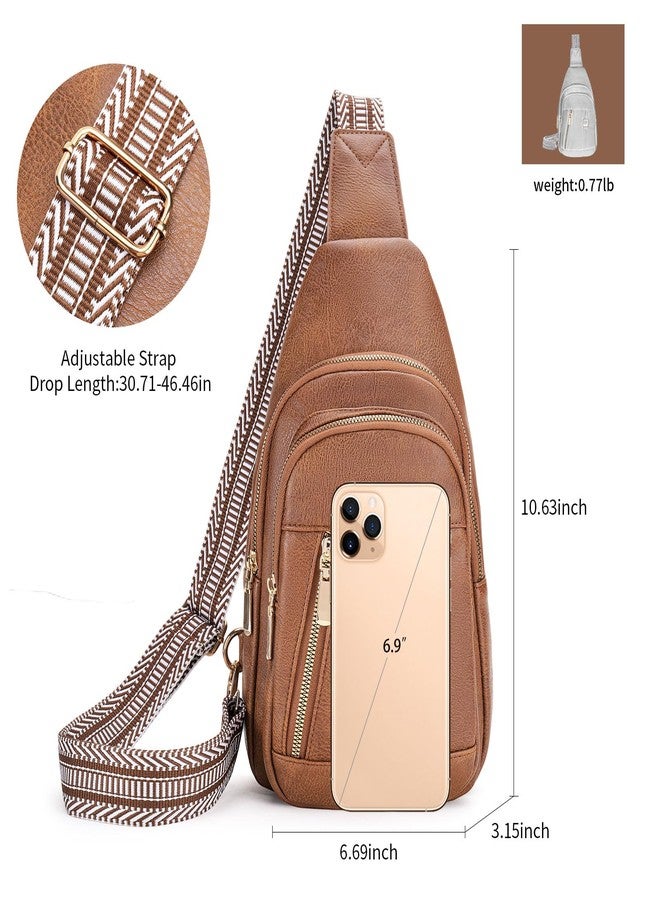 FALAN MULE Sling Bag Pu Leather Crossbody Bags for Women Trendy Chest Sling Purses Fanny Packs - Image 2