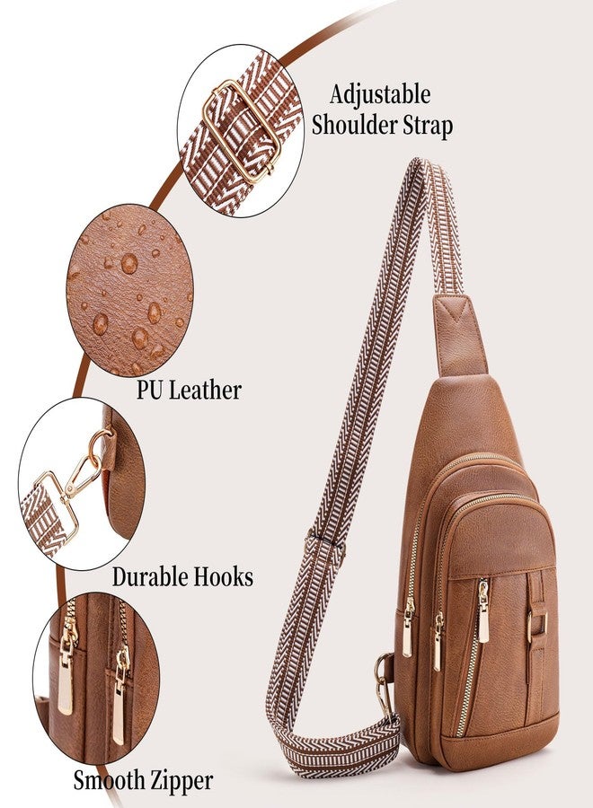 FALAN MULE Sling Bag Pu Leather Crossbody Bags for Women Trendy Chest Sling Purses Fanny Packs - Image 4