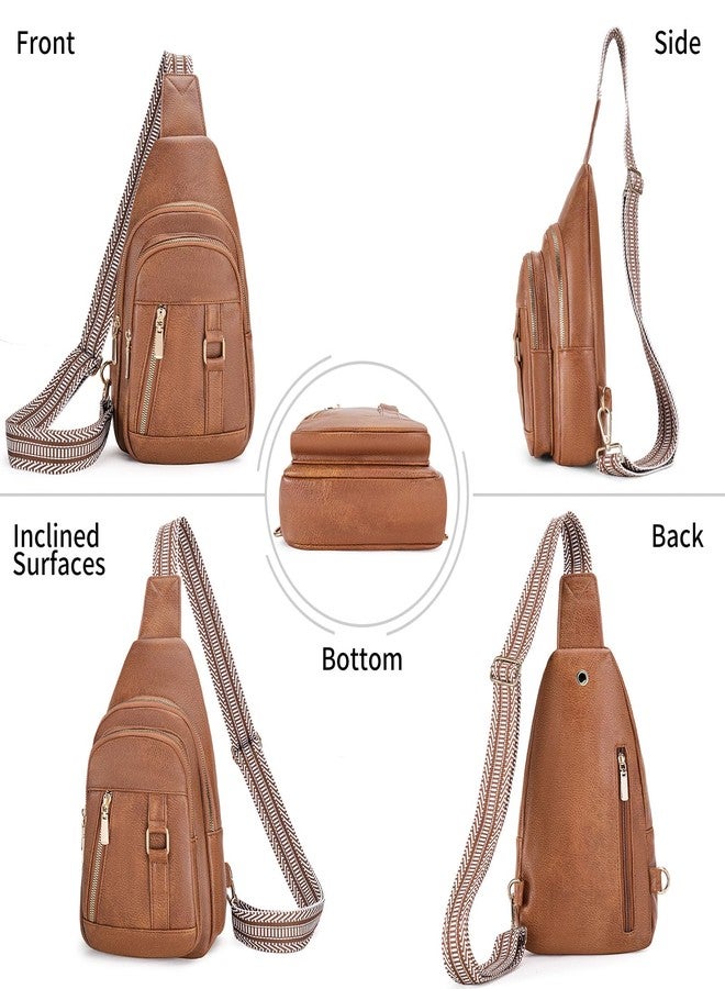 FALAN MULE Sling Bag Pu Leather Crossbody Bags for Women Trendy Chest Sling Purses Fanny Packs - Image 5