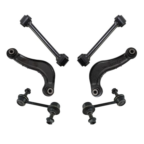 TRQ Rear Suspension Kit Control Arm Sway Bar Stabilizer Link Compatible with 2007-2010 Ford Edge Lincoln MKX - Image 1