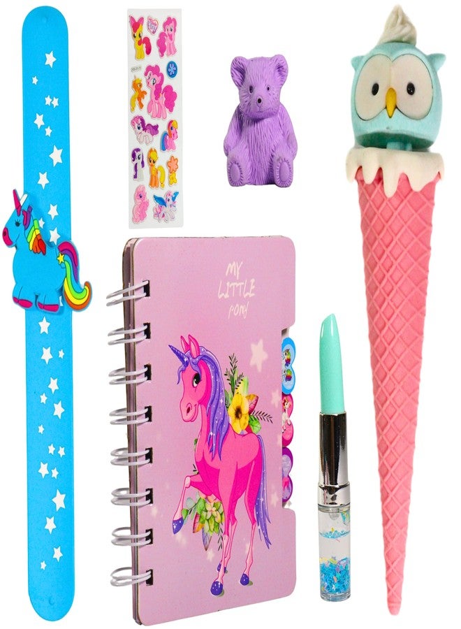 Pyengora Unicorn Stationery Gift Set for Girls | 6 Sets of School Supplies Combo Return Kanjak Gifts for Boys Girls - Image 1