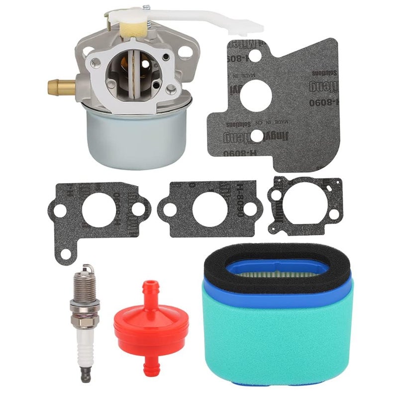 Butom 698055 Carburetor + 697029 690610 Air Filter Tune Up Kit for Briggs & Straton 690152 694203 121602 121607 121612 Engines - Image 1