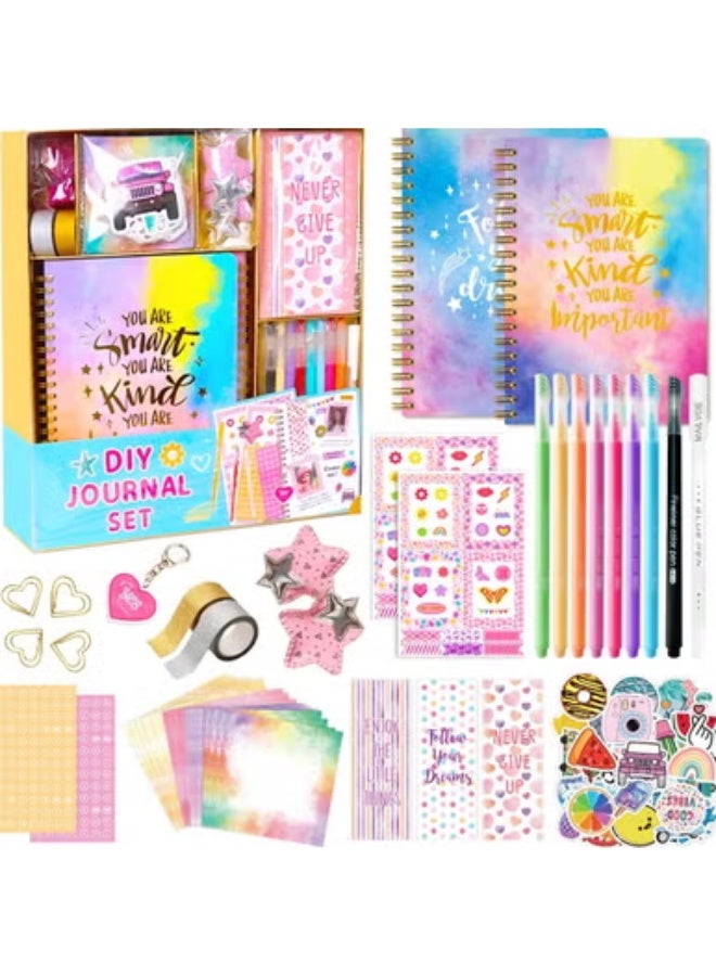 Journal Set for Scrapbooking - Birthday Gift for Girls, Children's Diary Kit