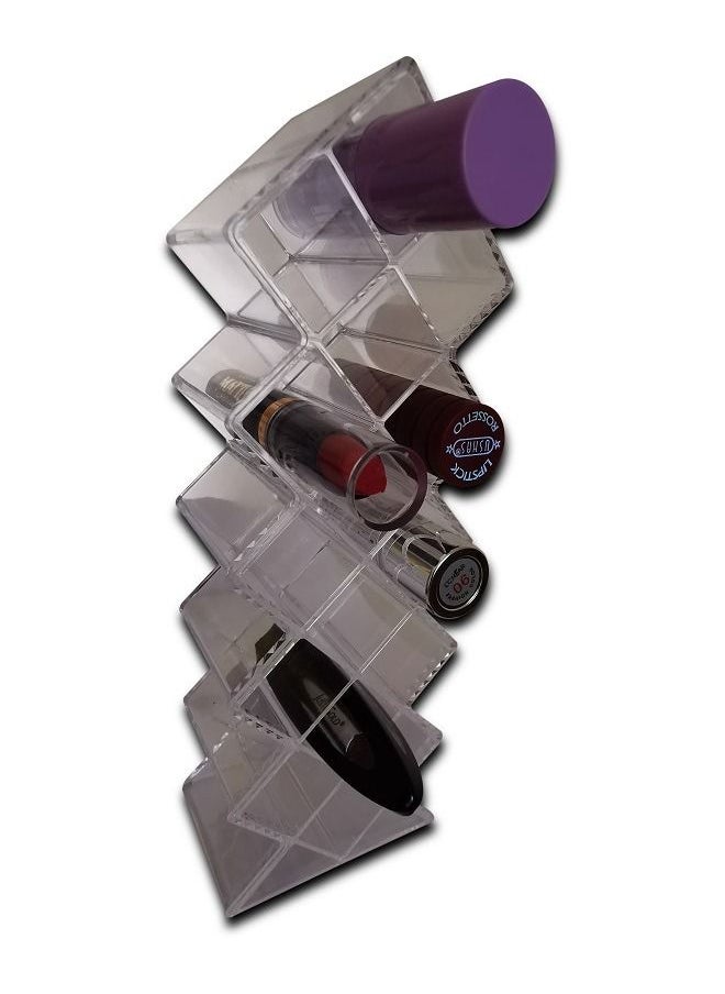 Generic Acrylic Lipstick & Acrylic Lip Gloss Organizer Cosmetic Storage  - Image 1