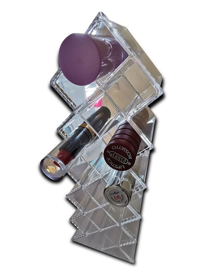 Generic Acrylic Lipstick & Acrylic Lip Gloss Organizer Cosmetic Storage  - Image 3