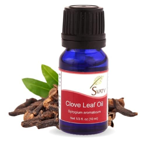 SVATV Clove Leaf Essential Oil Therapeutic Grade Aromatherapy Oils Fragrance Oil for Diffuser Yoga Massage & DIY Personal Care 10 ml - Image 4