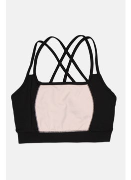 Don't Call Me Jennyfer Women Non Padded Bra Let, Black/Pink  - Image 1