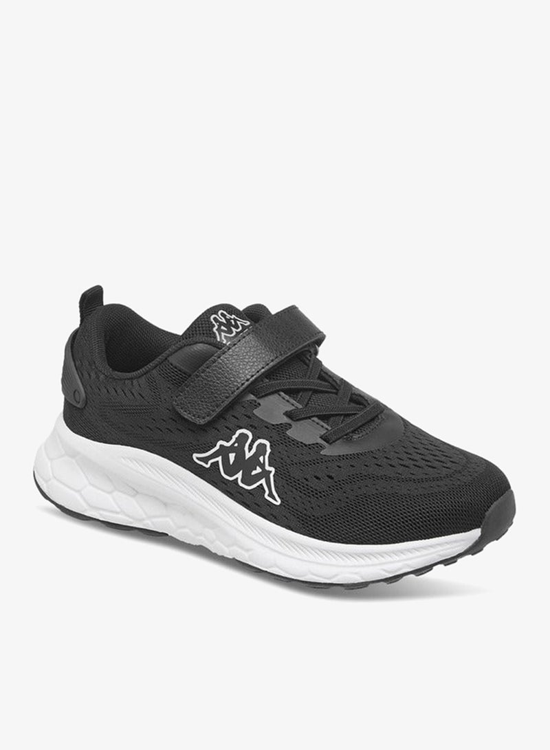 كابا حذاء رياضي للأولاد بتفاصيل شعار وإغلاق بشريط لاصق - Image 2