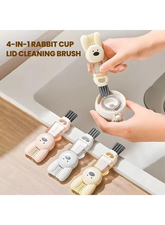 4 in1 Multifunction Bottle Lid Brush,Crevice Cleaner for Tight Spaces,Portable Gap Cleaning Brush(2pcs) - Image 5