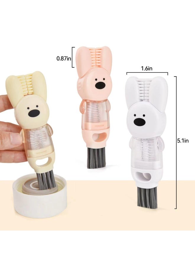 4 in1 Multifunction Bottle Lid Brush,Crevice Cleaner for Tight Spaces,Portable Gap Cleaning Brush(2pcs) - Image 4