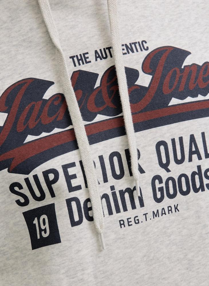JACK & JONES Logo Regular Fit Pullover Hoodie - Image 4