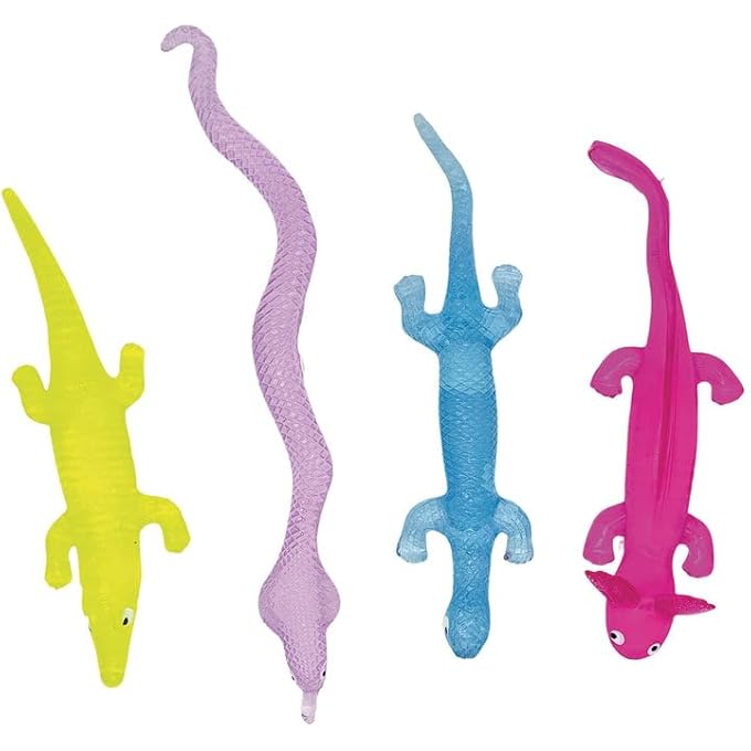 Geddes Raymond Geddes Squish n Smell Reptiles - Pack of 12 - Scented Squishy Animal Toys for Kids and Sensory Fun - Image 3