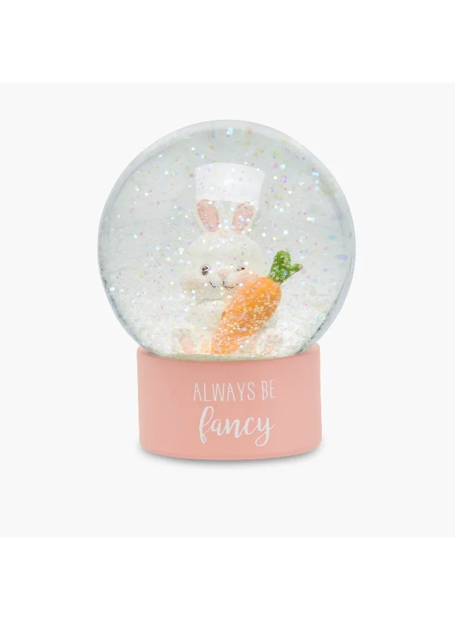 Lifestyle Bunny Carrot Water Globe
